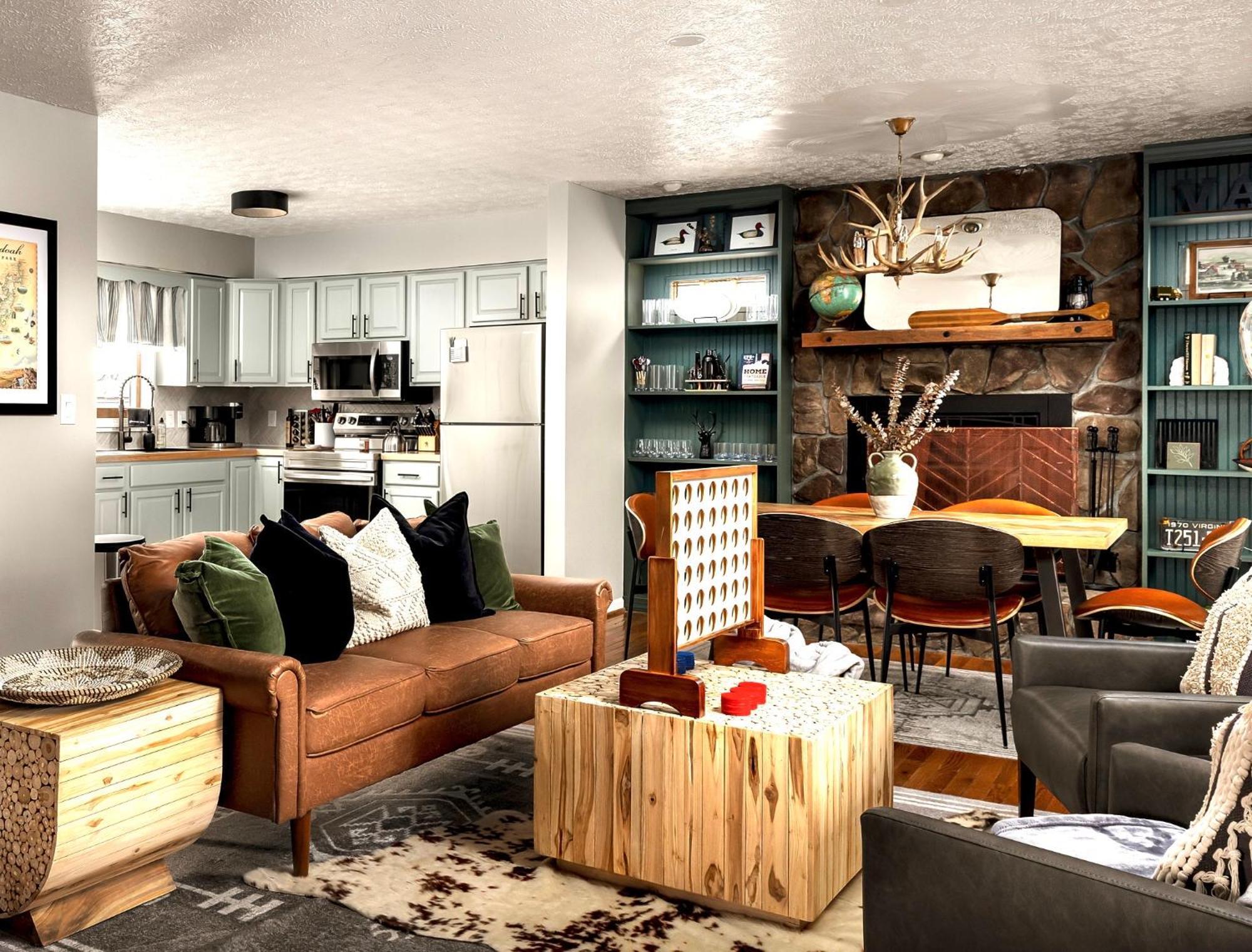 Shenandoah Dog Friendly Cabin With River Access, Hot Tub, Fire Pit, Bbq, Outdoor Dining Esterno foto