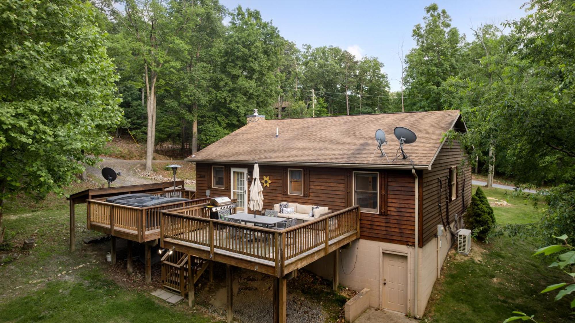 Shenandoah Dog Friendly Cabin With River Access, Hot Tub, Fire Pit, Bbq, Outdoor Dining Esterno foto
